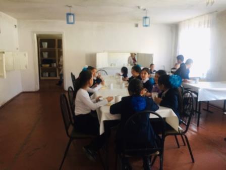 Жалпыға білім беру қорынан 50 оқушы тегін ыстық тамақпен қамтылып отыр